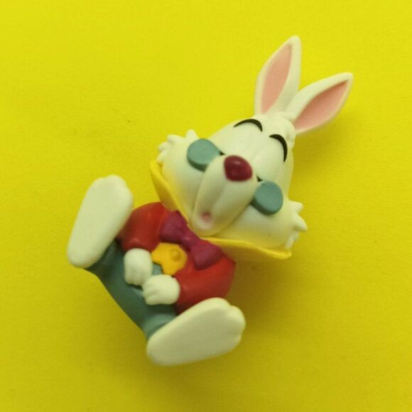 Disney Alice In Wonderland Takara Tomy 2-Inch Mini-Figure White Rabbit - Picture 2 of 6